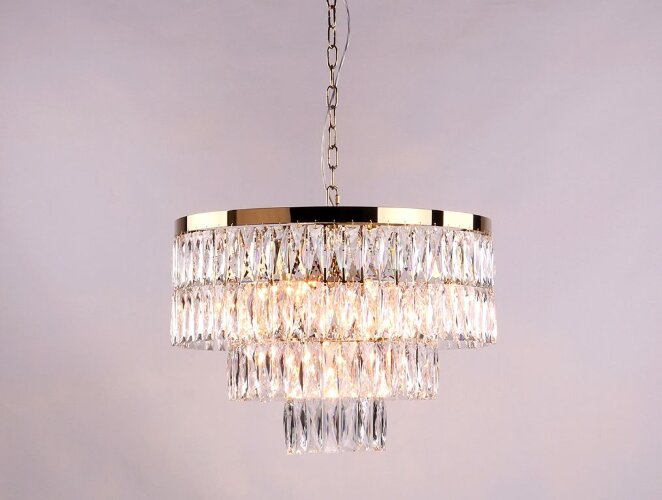 Подвесная люстра Newport 10125+5/C gold