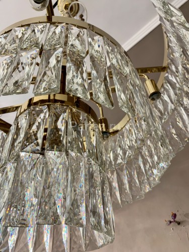 Подвесная люстра Newport 10125+5/C gold