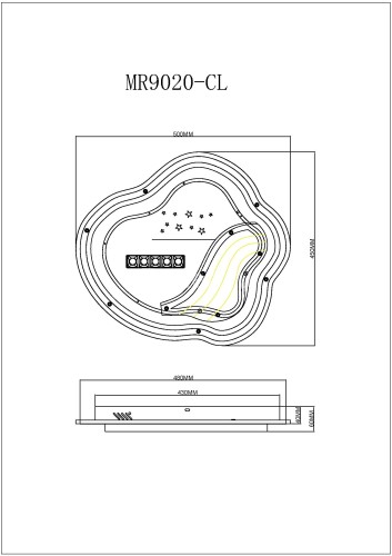Потолочный светильник MyFar MR9020-CL