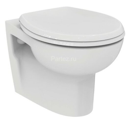 Крышка-сиденье для унитаза Ideal Standard Eurovit с микролифтом, белое (W303001)