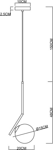 Подвесной светильник Arte Lamp A1924SP-1BK