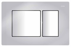 Кнопка смыва Azario двойная, хром глянец (AZ-8200-0031)