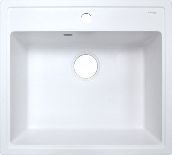 Кухонная мойка AZARIO Litos 570x505x200 искусственный мрамор, цвет Белый (CS00078321)
