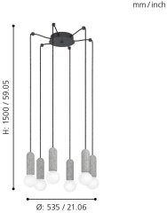Подвесной светильник Eglo 39833