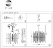 Подвесная люстра ST Luce SL1628.103.08