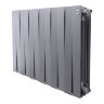 Биметаллический радиатор Royal Thermo PianoForte 500/100-12 (Silver Satin)