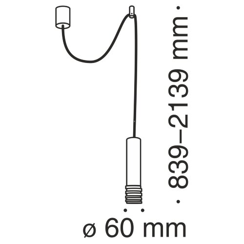 Подвесной светильник Maytoni P025PL-01W