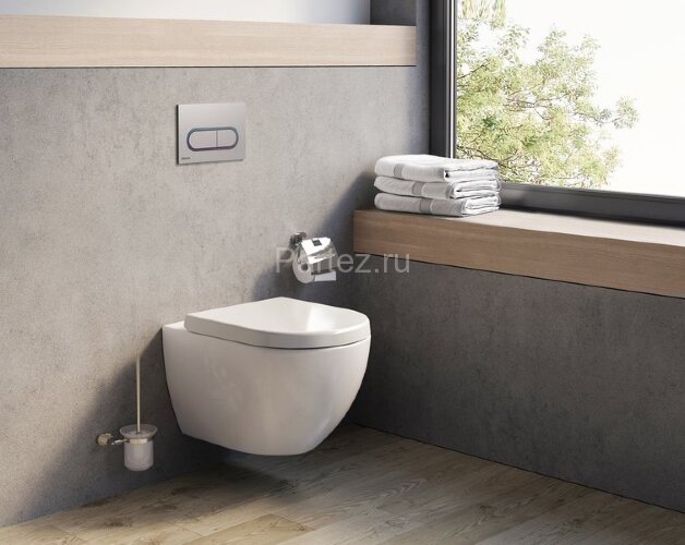 Унитаз подвесной Ravak Uni Chrome Rim, без сиденья, белый (X01516)