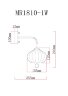 Бра MyFar MR1810-1W