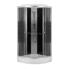 Душевая кабина Loranto 80x80x215 поддон 13 см, 4 мм прозрачное стекло с рисунком &quot;мозайка&quot; (CS-800-13ТМ/М)