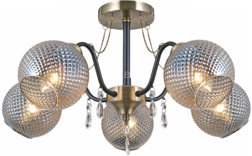 Потолочная люстра ILLUMICO IL0432-5CSQ-29 AB BK