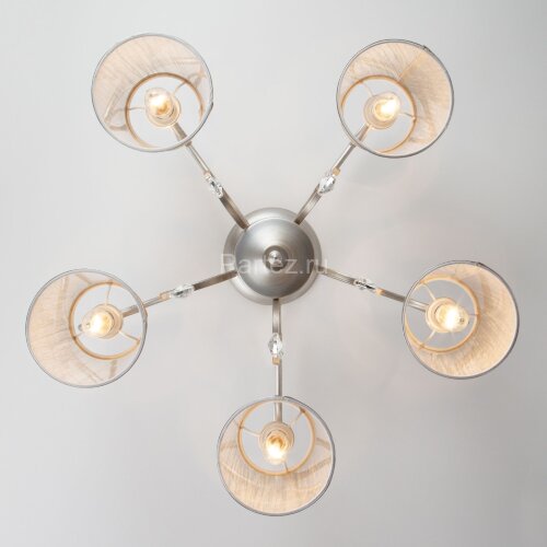 Потолочная люстра Eurosvet 60065/5 серебро