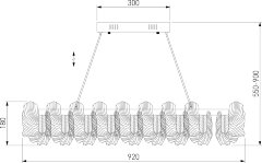 Подвесная люстра Bogate's 90376/1
