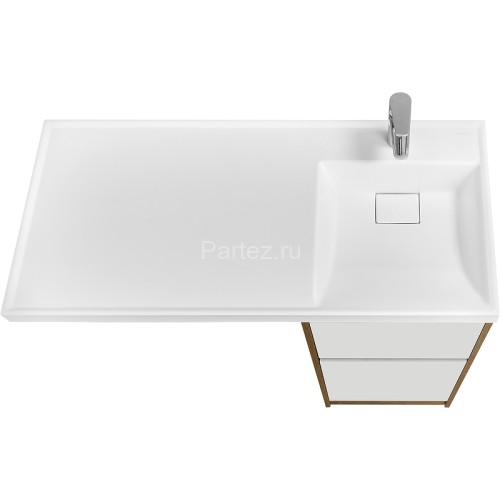 Тумба под раковину Aquaton Лондри 40 без фасада, дуб рустикальный (1A267001LHDR0)