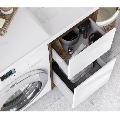 Тумба под раковину Aquaton Лондри 40 без фасада, дуб рустикальный (1A267001LHDR0)