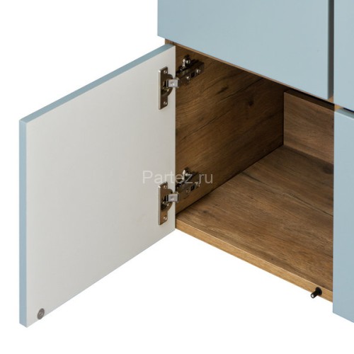 Тумба под раковину AQUATON Мишель 80 NEW подвесная, без столешницы Дуб Рустикальный/Фьорд (1A256801M