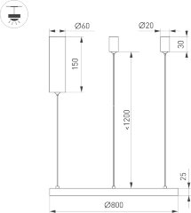Подвесной светильник Arlight 046249