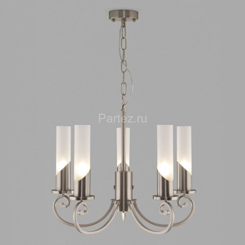 Подвесная люстра Eurosvet 60117/5 никель
