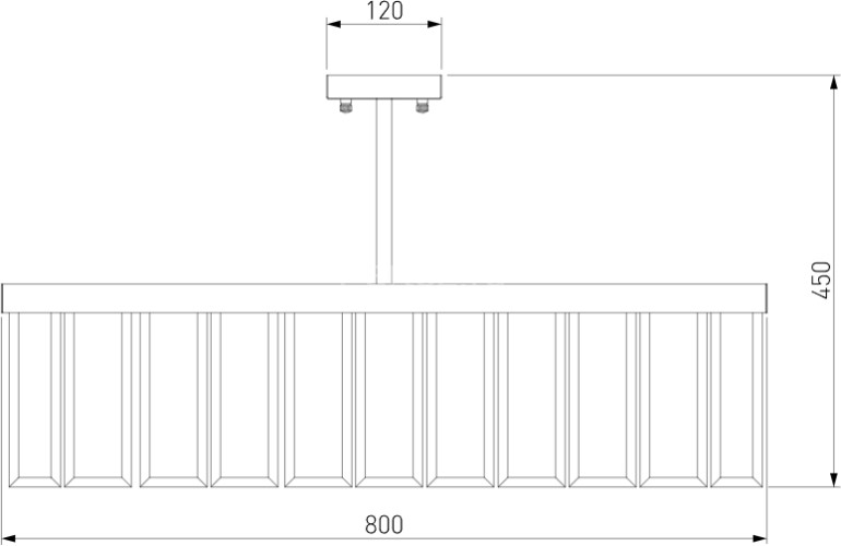 Потолочная люстра Bogate's 358/8 Smart