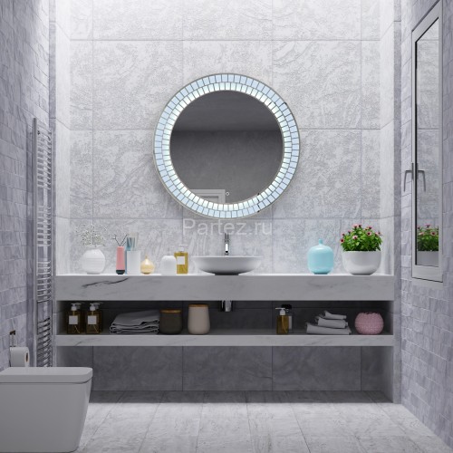 Зеркало AZARIO Армада d1000 c подсветкой и диммером, сенсорный выключатель (LED-00002512)