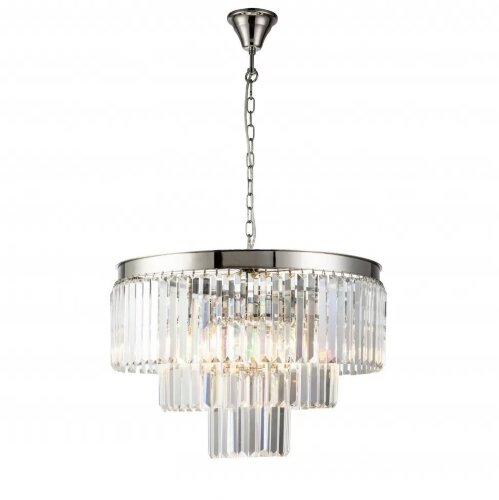 Подвесная люстра iLamp 7383/8P NICKEL