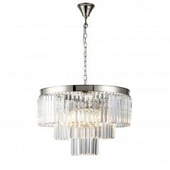 Подвесная люстра iLamp 7383/8P NICKEL