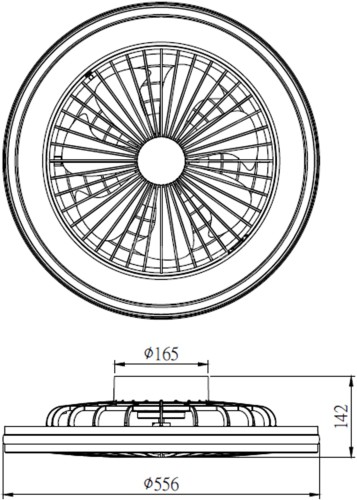 Потолочная люстра Mantra 7861