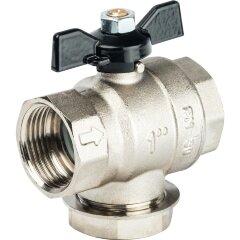 Кран шаровой с фильтром 1" Stout
