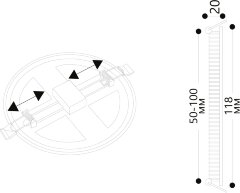 Потолочный светильник Arte Lamp A7972PL-1WH