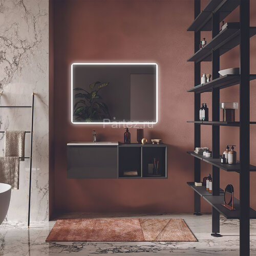 Зеркало AZARIO Lucia 1000х700 с подсветкой, сенсорный выключатель с функцией диммера (AZ-Z-062CS)