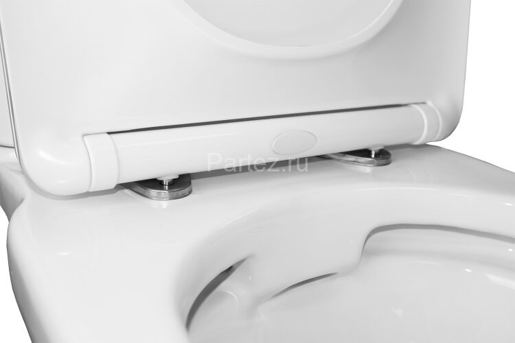 Унитаз-компакт Azario Wandy 350х614х795 напольный, безободковый, с быстросъемным сиденьем микролифт 