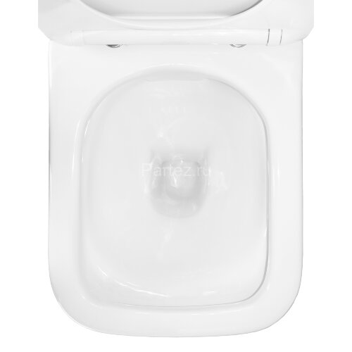 Унитаз-компакт Azario Wandy 350х614х795 напольный, безободковый, с быстросъемным сиденьем микролифт 