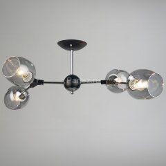 Потолочная люстра Reluce 04210-0.3-04 BK+CR