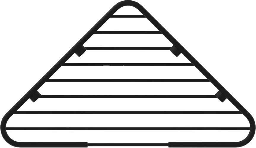 Полочка угловая Ideal Standard IOM, с крепежом, черный (A9105XG)