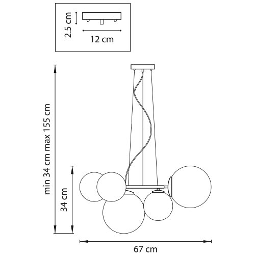 Подвесная люстра Lightstar 815051