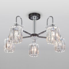 Потолочная люстра Eurosvet 70090/5 графит