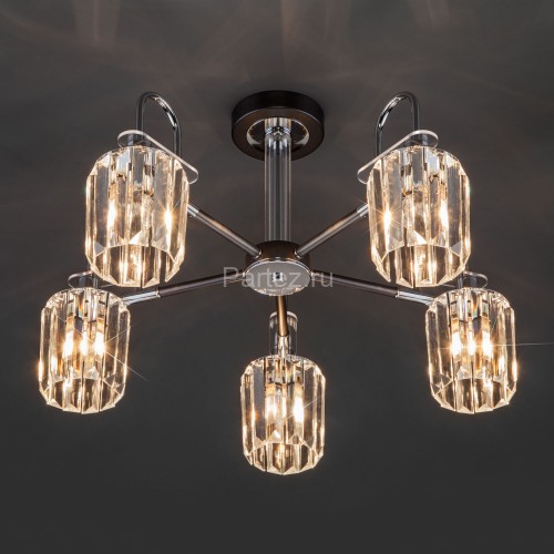 Потолочная люстра Eurosvet 70090/5 графит
