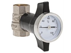 Кран шаровой c термометром 3/4" VALTEC