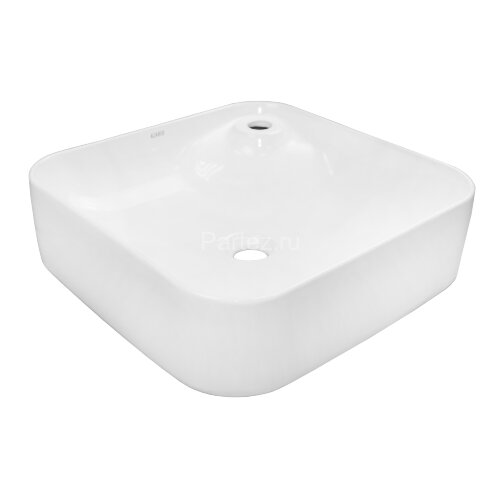 Раковина накладная Azario 430х430х120 квадратная, белый матовый (AZ-2194)