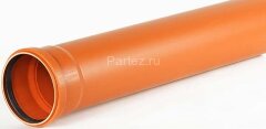 Труба канализационная ПП-нк D110х2000х3,4 ПТК