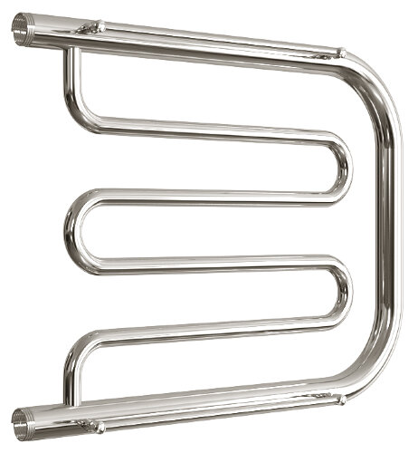 Полотенцесушитель водяной ДВИН D фокстрот 50/60 c полкой, полированный (4627086011766)