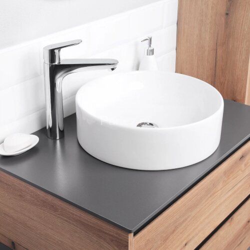 Столешница керамогранит Итана Plane 75 747х481х10 к тумбе Pino 75, черный матовый (CS00087626)