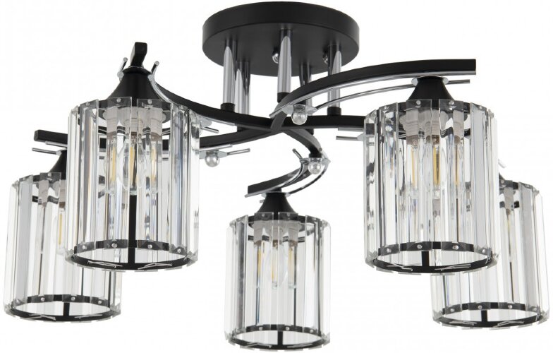 Потолочная люстра Arte Milano 327103/5 BK+CR