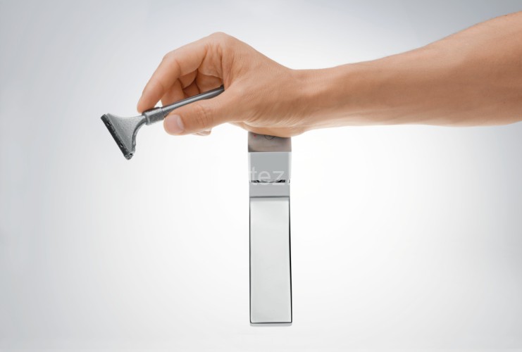 32571000 Metropol Смеситель для раковины 110, с рукояткой Select, со сливным клапаном Push-Open