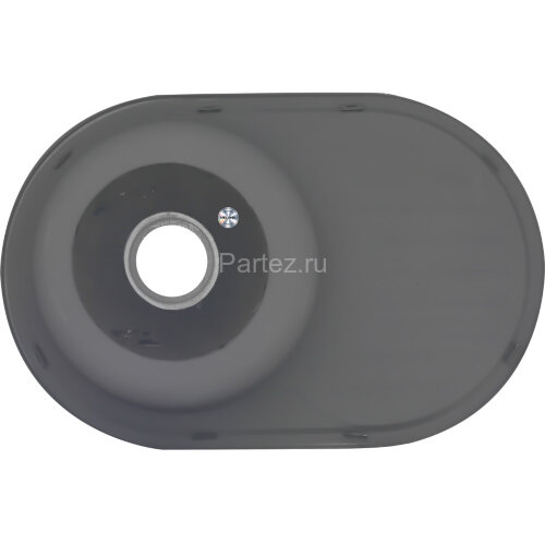 Мойка 7750 U N 0,6/160 матовая врез  овальная  с сифоном  (122a NМ*12)