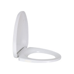 2113S сиденье для унитаза дюропласт с микролифтом, белое MELANA
