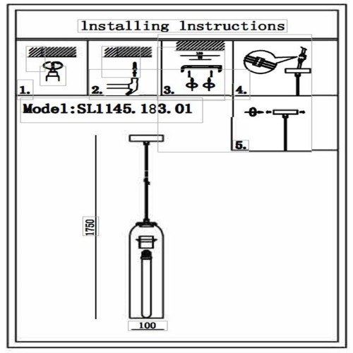 Подвесной светильник ST Luce SL1145.183.01