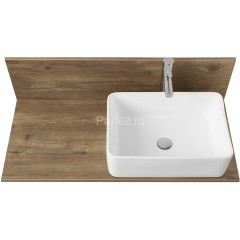 Столешница под раковину Aquaton Мишель 100 с панелью, дуб рустикальный (1A277103MIDR0)