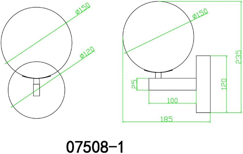 Бра Kink Light 07508-1,01