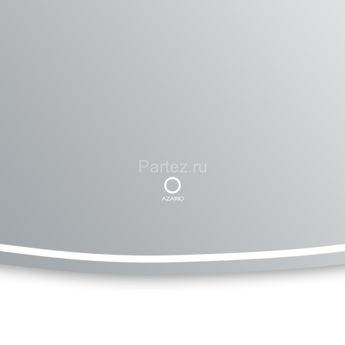 Зеркало AZARIO Vilnius 600х600 с подсветкой, сенсорный выключатель с функцией диммера (AZ-Z-015CS)